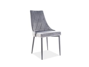 4-u krēslu komplekts Signal Meble Trix B, pelēks cena un informācija | Virtuves un ēdamistabas krēsli | 220.lv