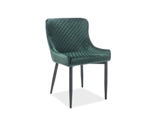 4-u krēslu komplekts Signal Meble Colin, zaļš cena un informācija | Virtuves un ēdamistabas krēsli | 220.lv