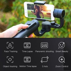 Стабилизатор для камеры телефона, Gimbal, трёхосевой steadicam цена и информация | Аксессуары для телефонов | 220.lv