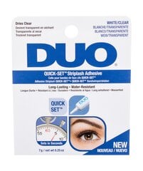 Клей для ресниц Ardell duo Quick Set Striplash Adhesive прозрачный, 7 г цена и информация | Накладные ресницы, керлеры | 220.lv