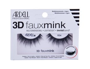 Mākslīgās skropstas Ardell 3d Faux Mink Lashes Black 854 цена и информация | Накладные ресницы, керлеры | 220.lv