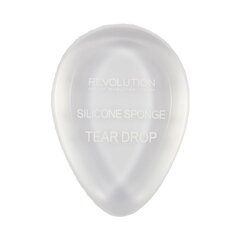 Силиконовая губка для макияжа Makeup Revolution Applicators Tear Drop Silicone Sponge, 1 шт. цена и информация | Кисти для макияжа, спонжи | 220.lv