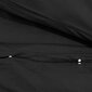 Gultas veļas komplekts vidaXL, melns, 200x200 cm, viegla mikrošķiedra цена и информация | Gultas veļas komplekti | 220.lv
