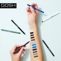 Acu zīmulis Gosh Matte Eyeliner No.002 Matt Black, 1.2g cena un informācija | Acu ēnas, skropstu tušas, zīmuļi, serumi | 220.lv