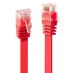 Kabelis CAT6 U/UTP 0.3m sarkans 47510 LINDY цена и информация | Кабели и провода | 220.lv