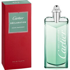 Tualetes ūdens Cartier Declaration Haute Fraicheur EDT vīriešiem, 100 ml cena un informācija | Cartier Smaržas, kosmētika | 220.lv