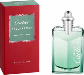 Tualetes ūdens Cartier Declaration Haute Fraîche EDT vīriešiem, 50 ml cena un informācija | Cartier Smaržas, kosmētika | 220.lv