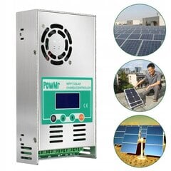 60A digitālais saules lādētāja paneļa regulators 12V 24V 36V 48V cena un informācija | Saules paneļi, komponentes | 220.lv