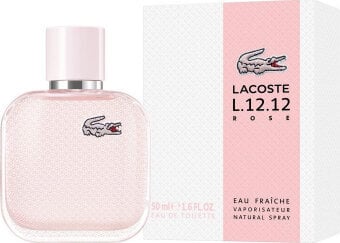 Tualetes ūdens Lacoste L.12.12 Eau Fraiche EDT sievietēm, 50 ml цена и информация | Sieviešu smaržas | 220.lv