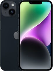 Viedtālrunis Apple Iphone 14 128 GB 6,1" Hexa Core, melns цена и информация | Мобильные телефоны | 220.lv