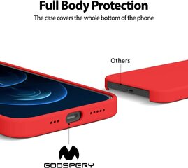 Vāciņš Mercury Silicone Case Samsung A346 A34 5G sarkans cena un informācija | Telefonu vāciņi, maciņi | 220.lv