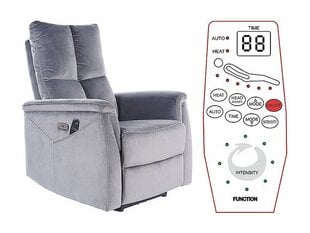 Кресло Signal Meble Neptun, серое цена и информация | Кресла в гостиную | 220.lv
