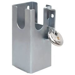 vidaXL piekabes slēdzene, 11x11x23,5 cm, tērauds цена и информация | Дверные замки | 220.lv