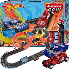 Автогоночная трасса Carrera GO!!! Hot wheels 4.9 meters with turbo boost - Ready to Race цена и информация | Игрушки для мальчиков | 220.lv