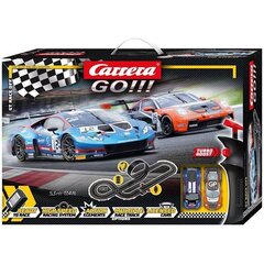 Автогоночная трасса Carrera GO!!! GT Race off 5,3 meters with turbo boost - Ready to Race (20062550) цена и информация | Игрушки для мальчиков | 220.lv