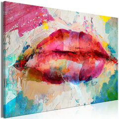 Glezna - Artistic Lips (1 Part) Wide cena un informācija | Gleznas | 220.lv