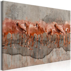 Glezna - Flamingo Lake (1 Part) Wide cena un informācija | Gleznas | 220.lv