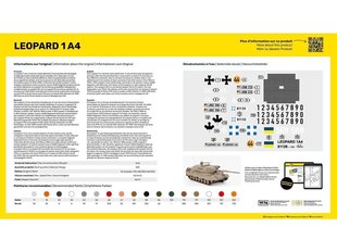 Подарочный набор Heller - LEOPARD 1A4, 1/35, 57126 цена и информация | Конструкторы и кубики | 220.lv