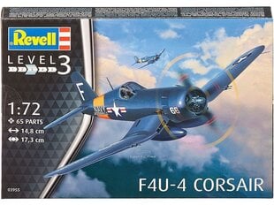 Revell - F4U-4 Corsair, 1/72, 03955 цена и информация | Конструкторы и кубики | 220.lv