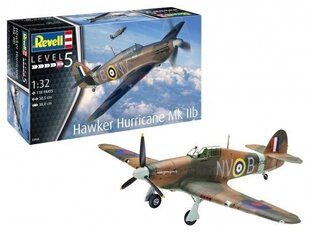 Revell - Hawker Hurricane Mk.IIB, 1/32, 04968 цена и информация | Конструкторы и кубики | 220.lv