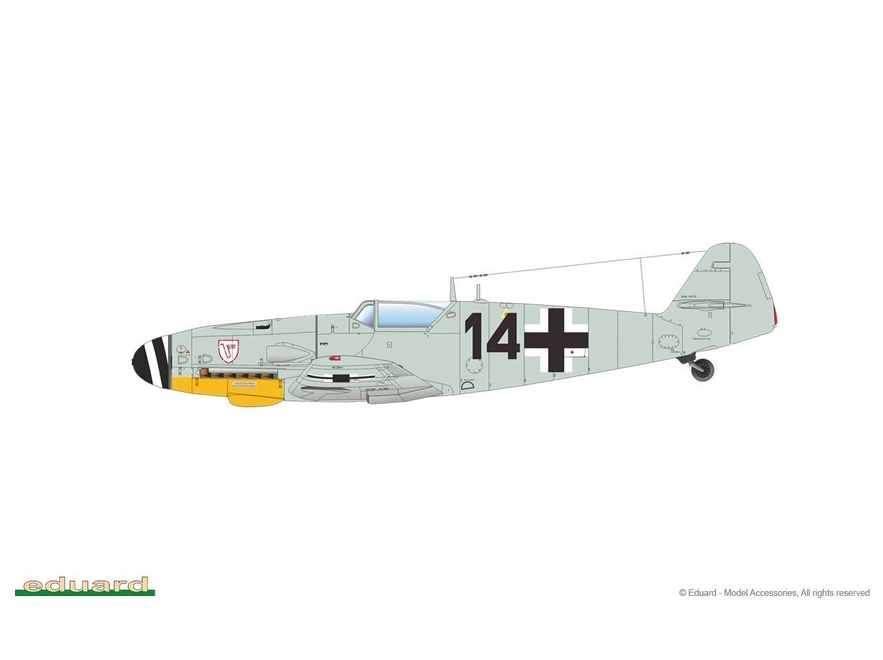 Eduard - Bf-109G-6/ AS Weekend Edition, 1/48, 84169 cena un informācija | Konstruktori | 220.lv