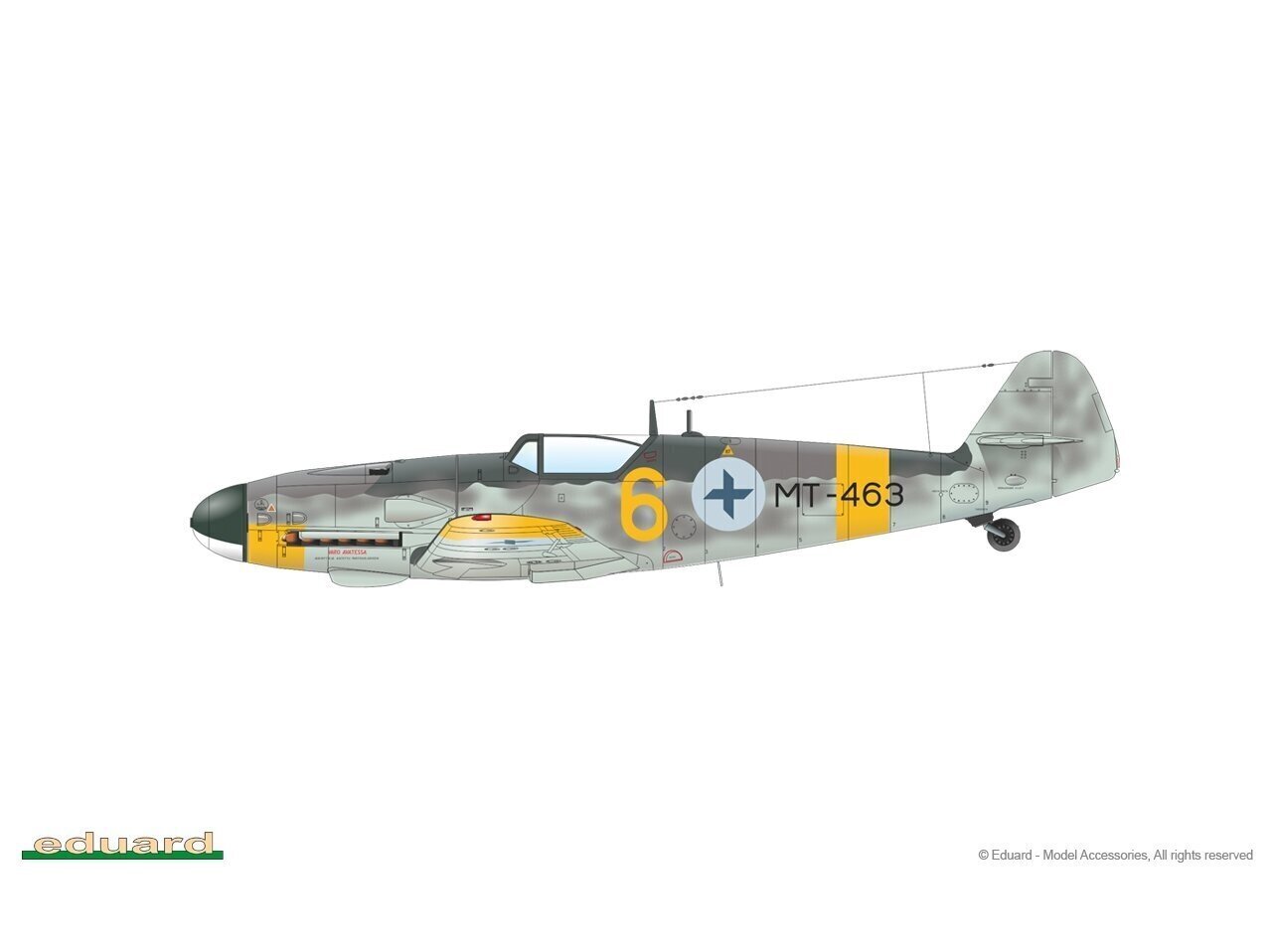 Eduard - Bf-109G-6/ AS Weekend Edition, 1/48, 84169 cena un informācija | Konstruktori | 220.lv