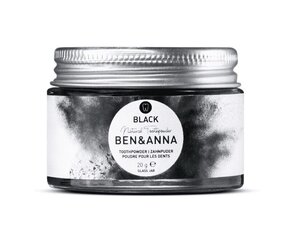 Зубной порошок Ben & Anna Toothpowder Black. 15 г цена и информация | Зубные щетки, пасты | 220.lv