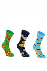 Rainbow Socks Emoji Smart Smiley Lover 3 pāri 23603-249 цена и информация | Женские носки | 220.lv