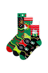 Ugly Zooxy Socks Ziemassvētku zeķu komplekts 23550-249 cena un informācija | Sieviešu zeķes | 220.lv