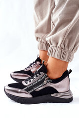 Sieviešu sporta apavi Black Aduan 16320-F cena un informācija | Sporta apavi sievietēm | 220.lv
