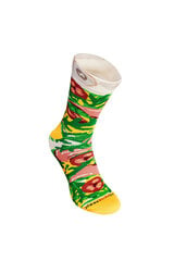 Rainbow Socks Pizza 4 Pair Italian 23566-249 cena un informācija | Sieviešu zeķes | 220.lv