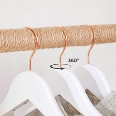 Набор деревянных вешалок для одежды SONGMICS, 20 шт. цена и информация | Мешки для одежды, вешалки | 220.lv