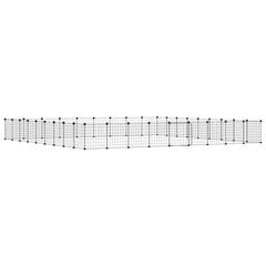 Mājdzīvnieku būris, 36 segmenti, 35x35cm, melns cena un informācija | Būri un aksesuāri grauzējiem | 220.lv