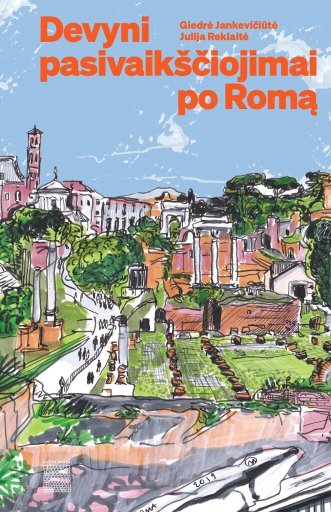 Deviņas pastaigas pa Romu цена и информация | Ceļojumu apraksti, ceļveži | 220.lv