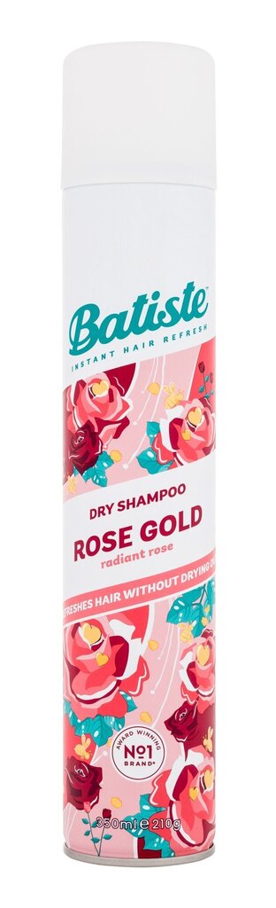 Sausais matu šampūns Batiste Rose Gold, 350 ml cena un informācija | Šampūni | 220.lv