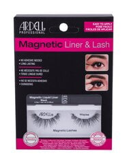 Mākslīgās skropstas un acu laineris Ardell Magnetic Liquid Liner & Wispies Lash Kit, melnas cena un informācija | Ardell Smaržas, kosmētika | 220.lv