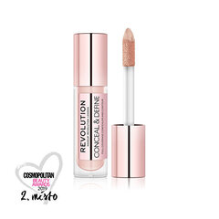 Maskējošs līdzeklis Makeup Revolution Conceal and Define Concealer C15, 3.4ml cena un informācija | Grima bāzes, tonālie krēmi, pūderi | 220.lv