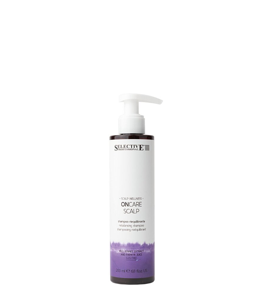 Galvas ādas balansa atjaunojošs šampūns Selective Professional Scalp Rebalancing Shampoo, 200 ml cena un informācija | Šampūni | 220.lv