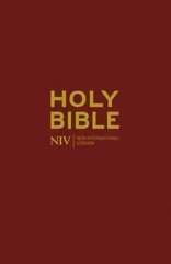 NIV Popular Burgundy Hardback Bible: New International Version cena un informācija | Garīgā literatūra | 220.lv