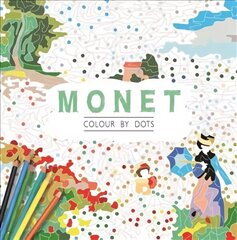 Monet: Colour by Dots цена и информация | Книжки - раскраски | 220.lv