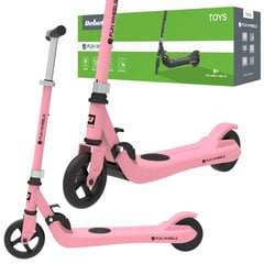 Детский электрический самокат Fun Wheels, розовый цена и информация | Электросамокаты | 220.lv
