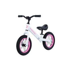 Беговел Moovkee Jacob Glossy White & Sweet Pink, белый цена и информация | Балансировочные велосипеды | 220.lv