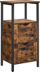 Шкаф с 2 ящиками Vasagle, BBK151B01 цена и информация | Шкафчики в гостиную | 220.lv