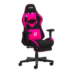 Profesionāls biroja un datora spēļu krēsls Dark, melns/rozā cena un informācija | Biroja krēsli | 220.lv