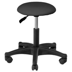 Meistara krēsls BEAUTY STOOL BLACK цена и информация | Мебель для салонов красоты | 220.lv