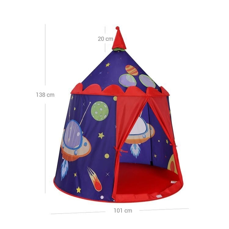 Kosmosa rotaļu telts cena un informācija | Spēles brīvā dabā | 220.lv