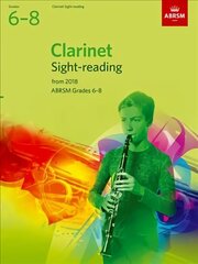 Clarinet Sight-Reading Tests, ABRSM Grades 6-8: from 2018 цена и информация | Книги об искусстве | 220.lv