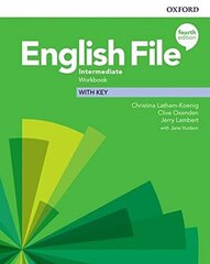 English File (4th Edition) Intermediate Workbook with Key cena un informācija | Grāmatas pusaudžiem un jauniešiem | 220.lv