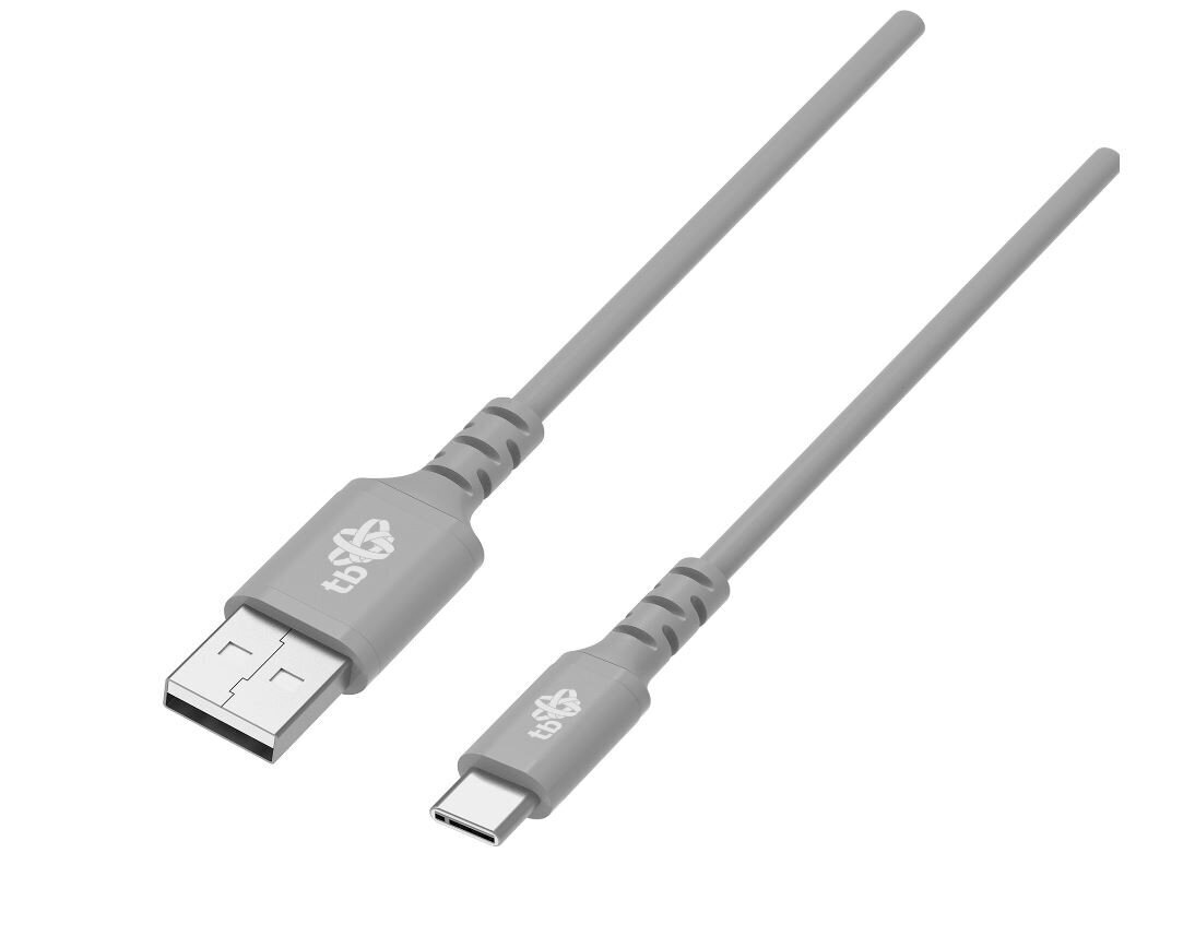 TB USB C kabelis 1 m pelēks cena un informācija | Savienotājkabeļi | 220.lv