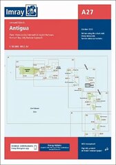 Imray Chart A27: Antigua 2022 New edition цена и информация | Энциклопедии, справочники | 220.lv